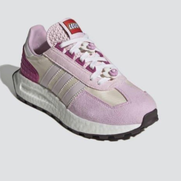Adidas Originals Women's LEGO Retropy E5 Sneaker GX7202/Pink/Ivory Women size 8